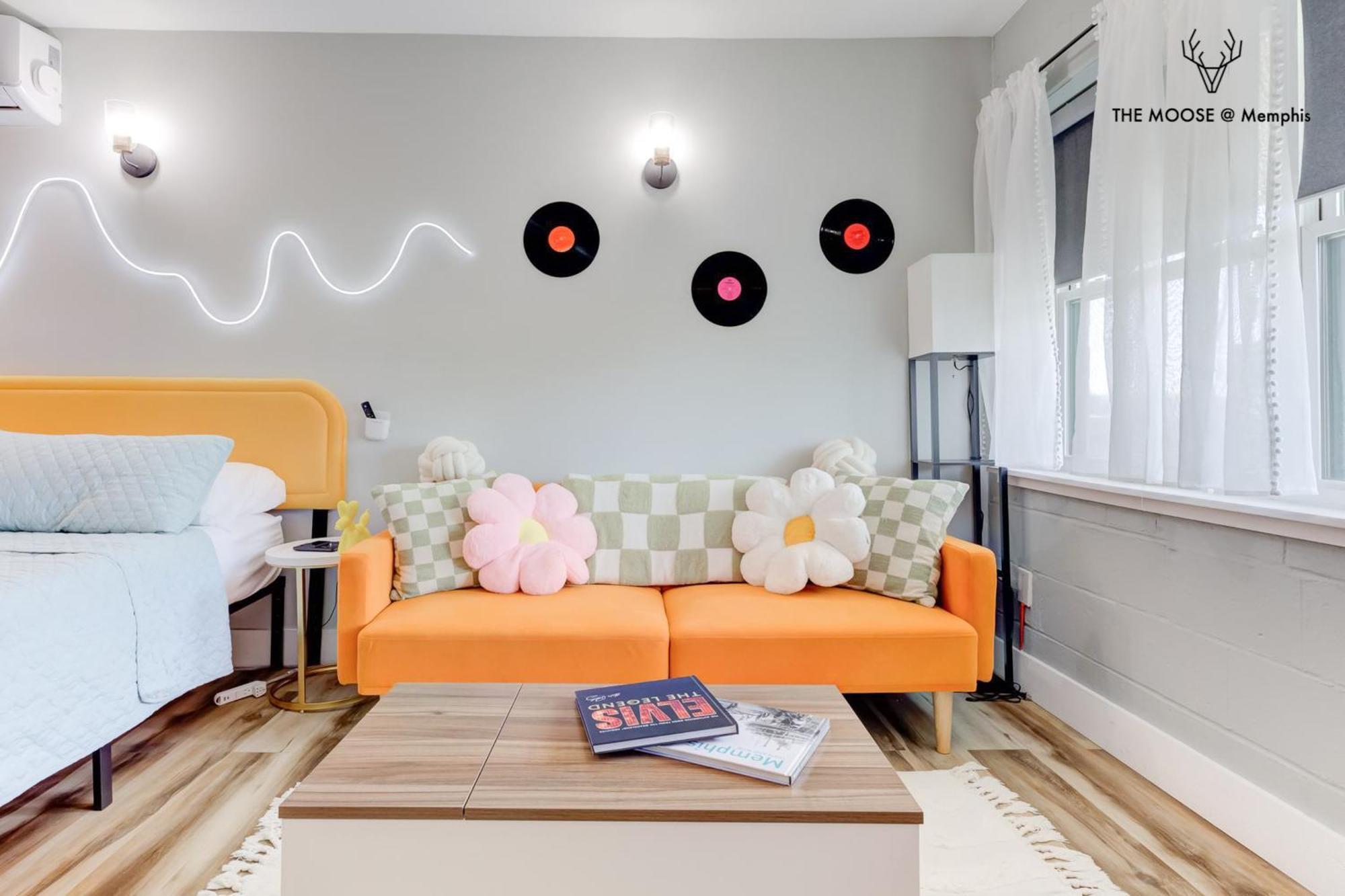 The Moose #10 - Stylish Loft With King Bed, Free Parking & Wi-Fi Apartment Memphis Bagian luar foto