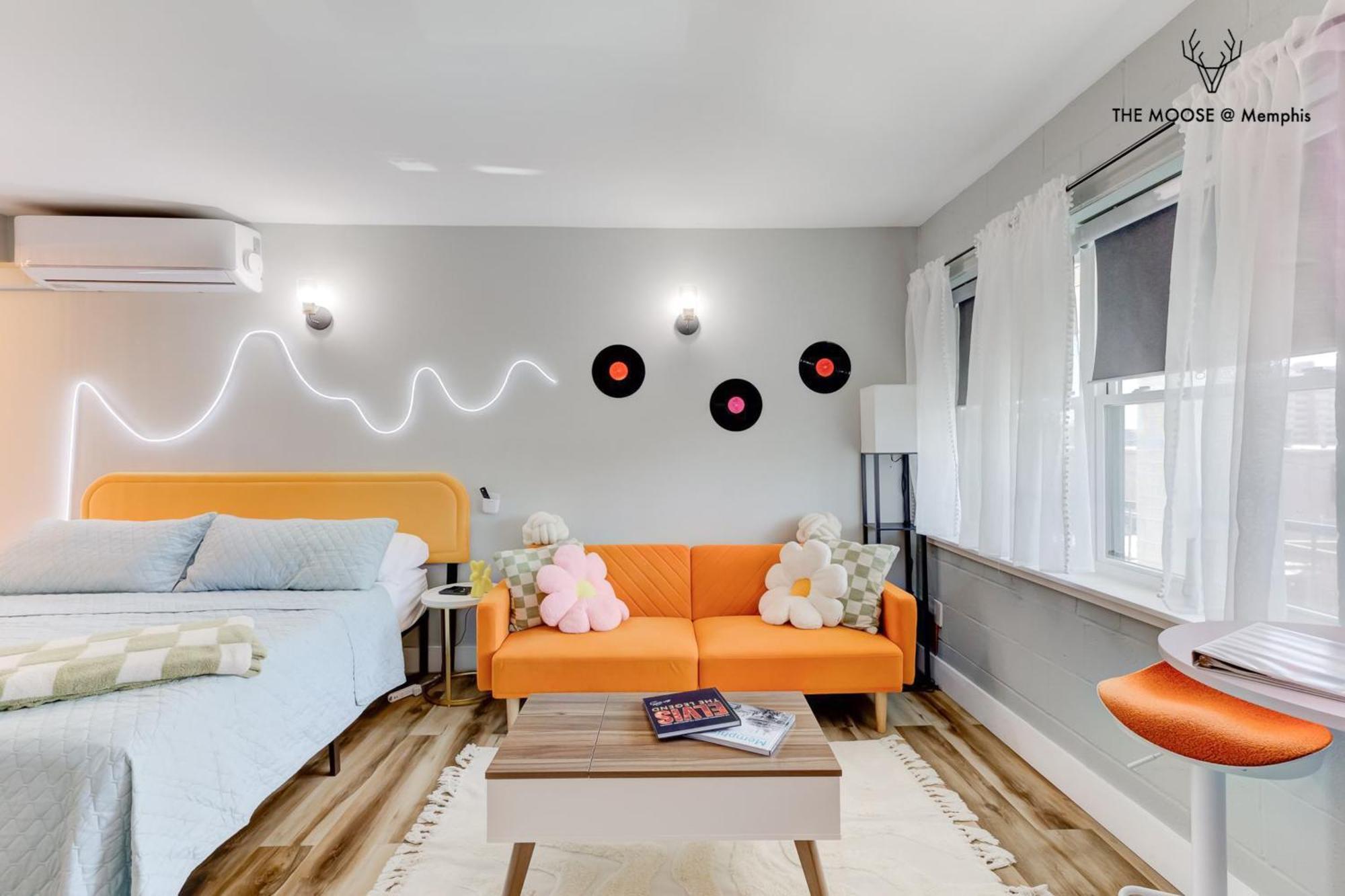 The Moose #10 - Stylish Loft With King Bed, Free Parking & Wi-Fi Apartment Memphis Bagian luar foto